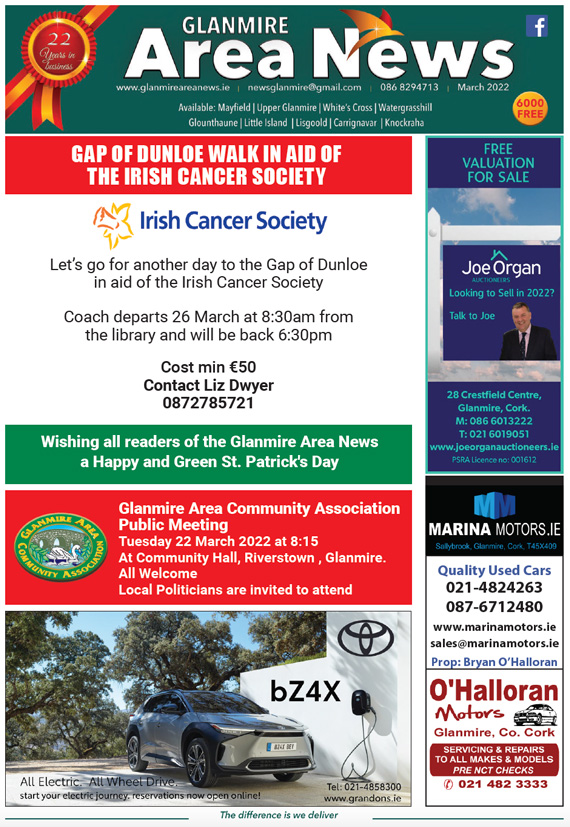 Glanmire Area News March 2022